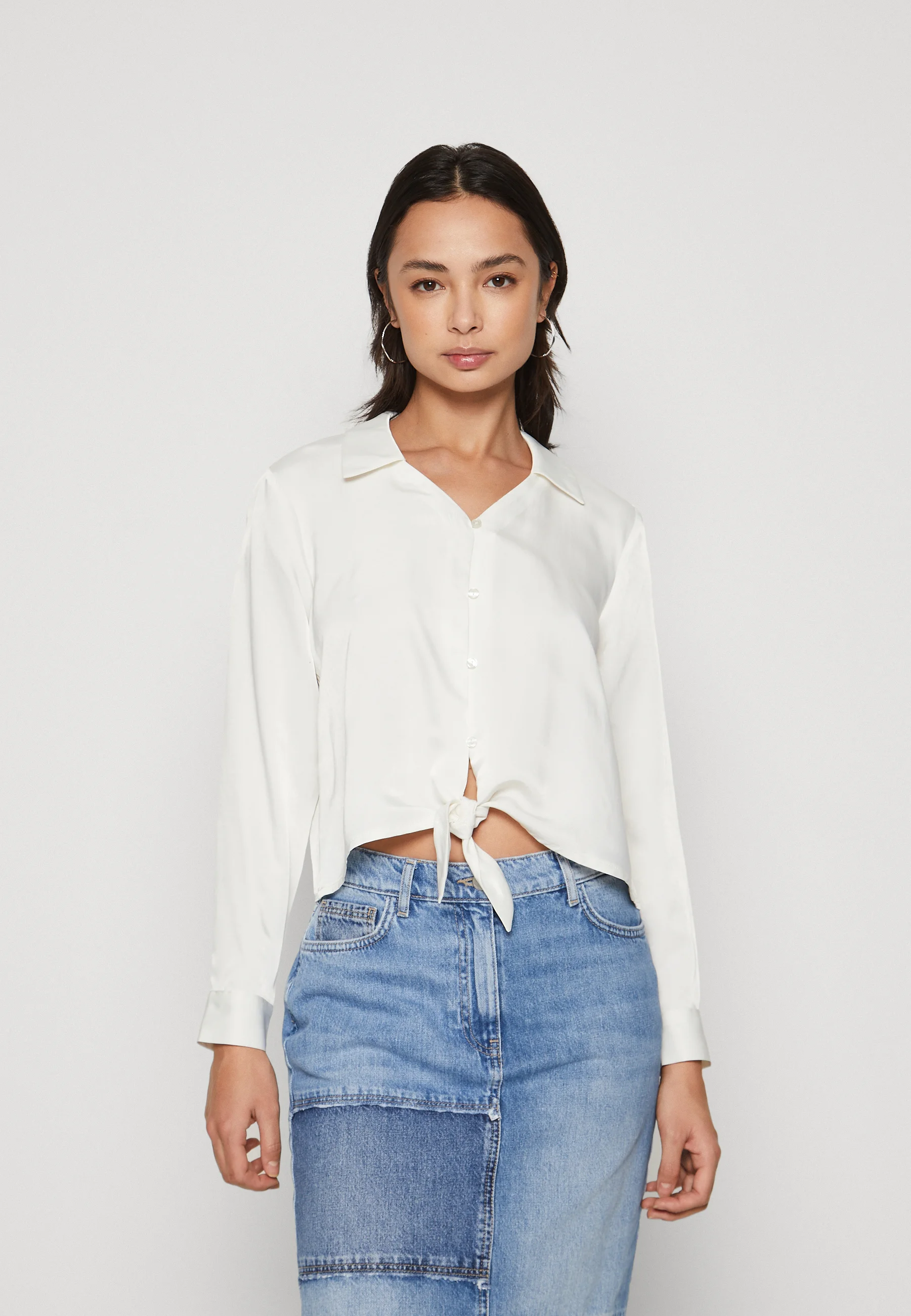 ONLY Petite ONLKIKI SAKA LIFE KNOT SHIRT - Camisa