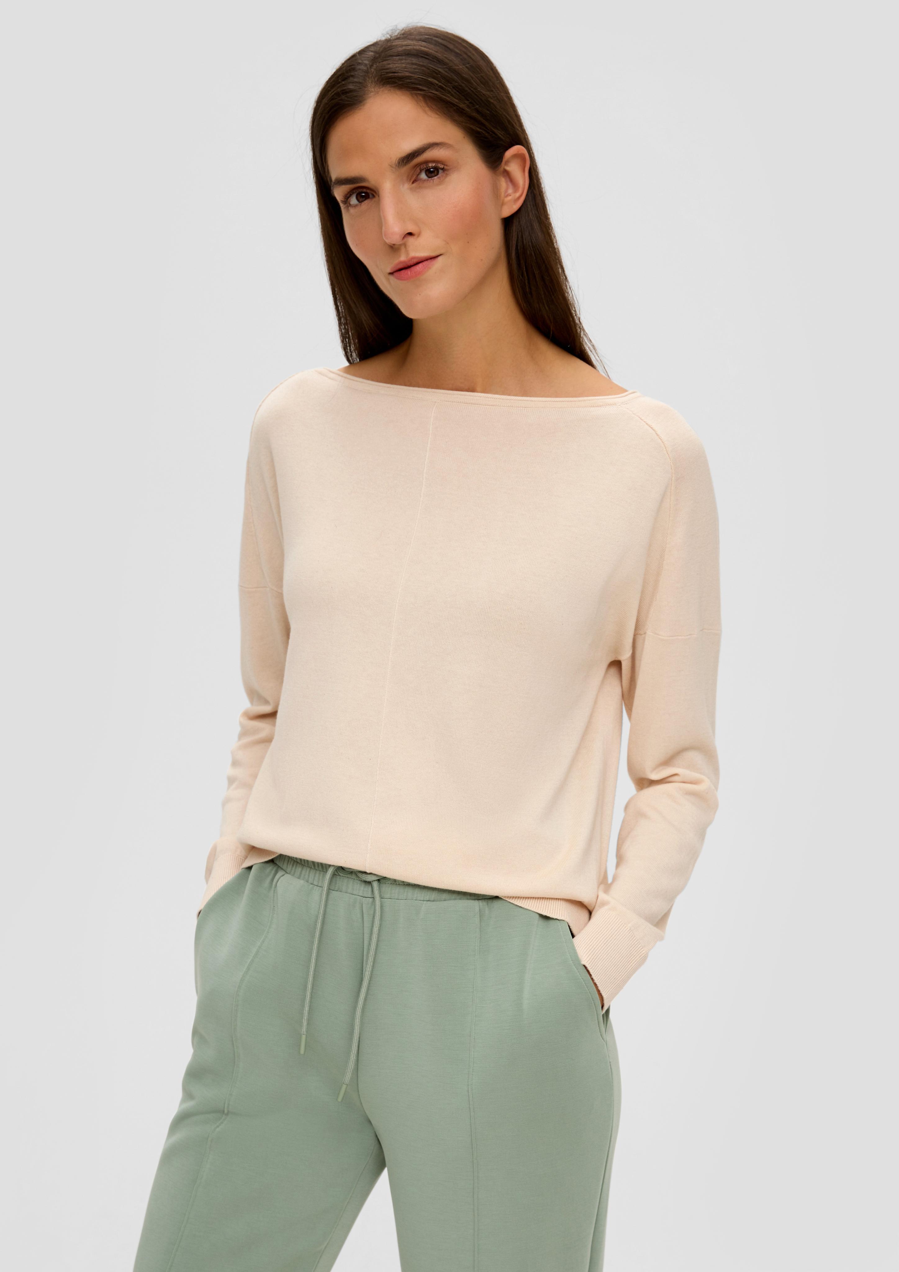Strickpullover mit Ziernaht  2141813-8100