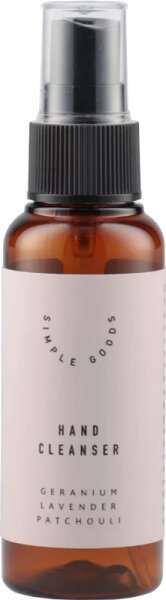 Simple Goods Hand Cleanser Geranium, Lavender Patchouli Reinigungsspray