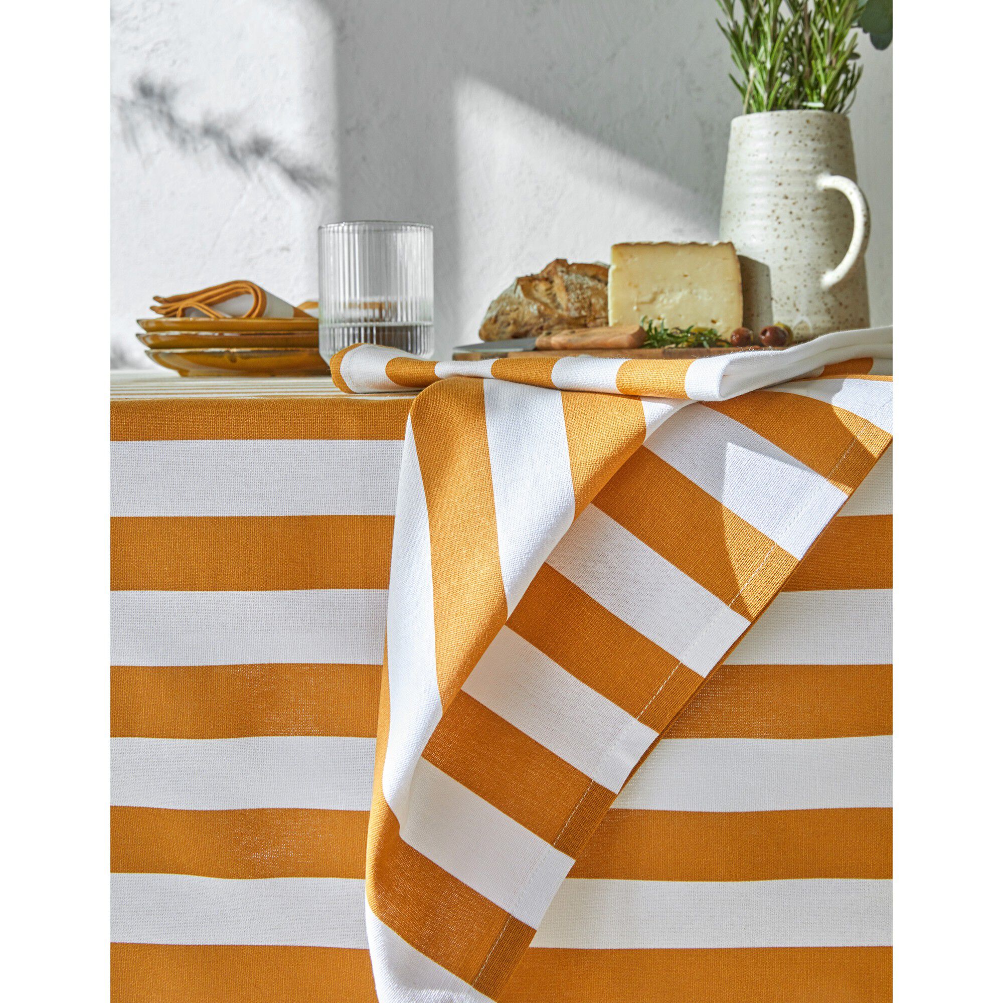 Nappe rayée, collection Ninole