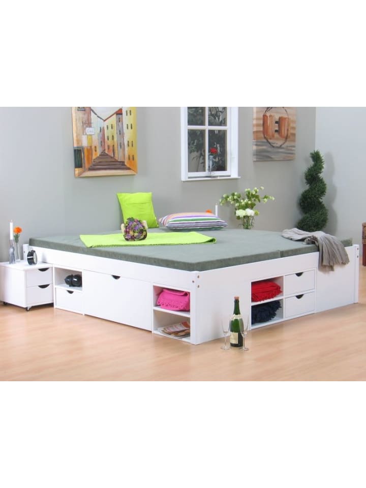 ebuy24 Doppelbett Till Weiß 146 x 209 cm günstig kaufen onesize