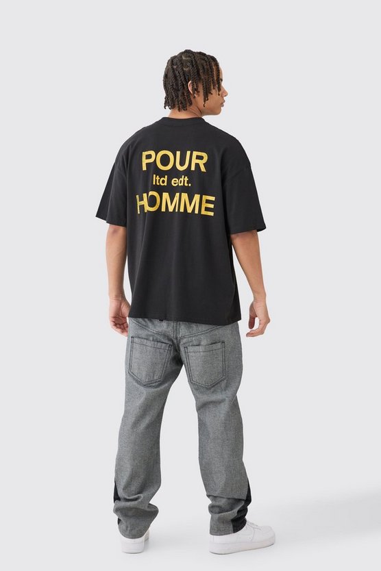 Lockere Jeans mit doppeltem Bund