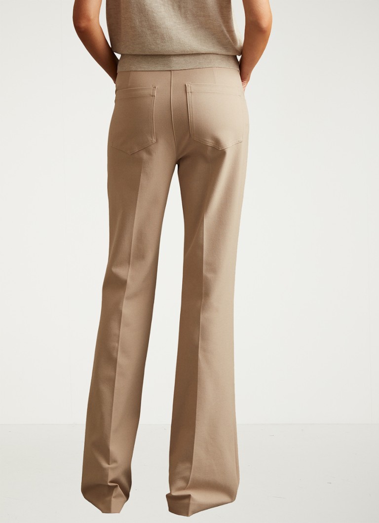 Pantaloni evazați cu talie înaltă Reiss Hadley