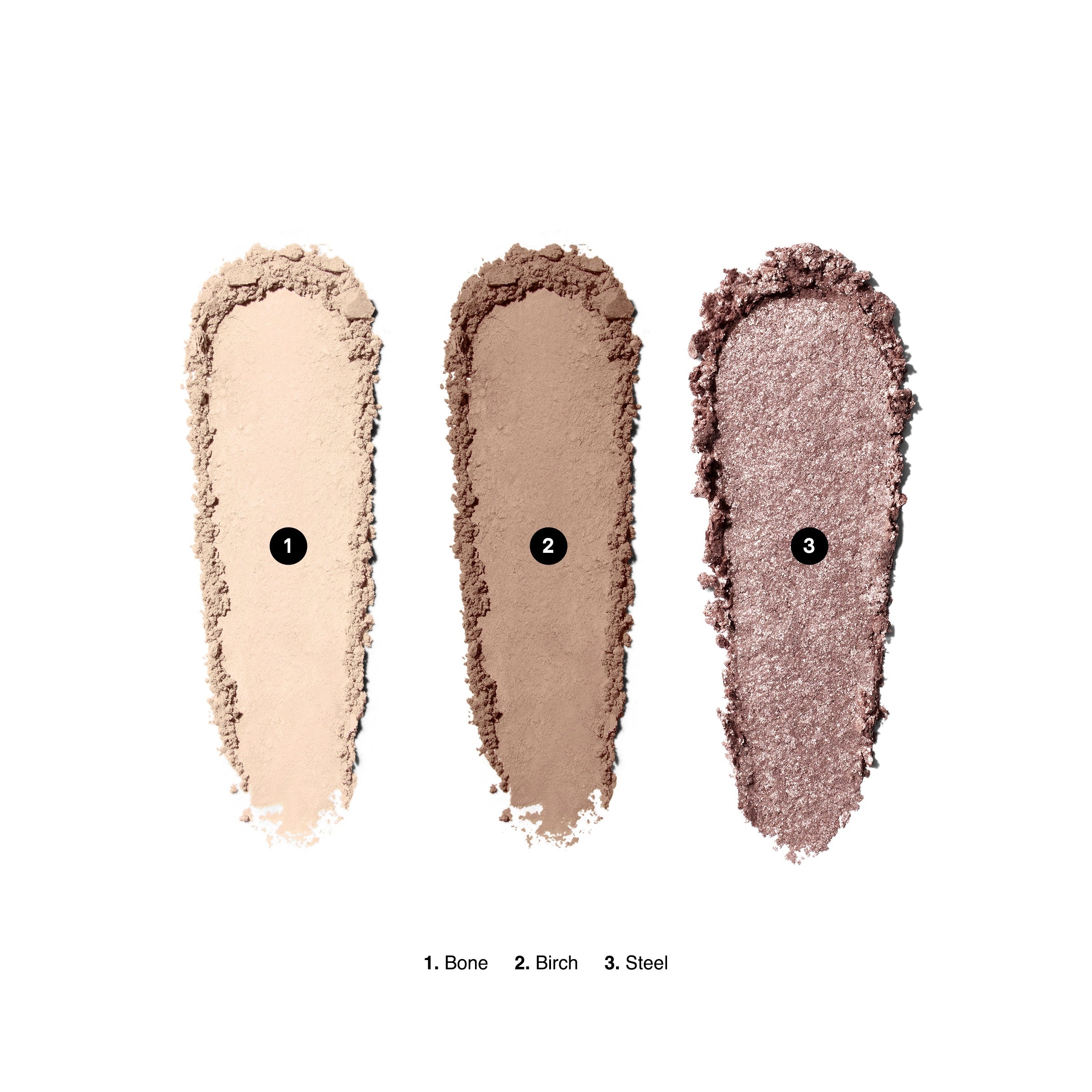 Essential Eye Shadow Trios - Luomiväripaletti, Kompakti luomiväri