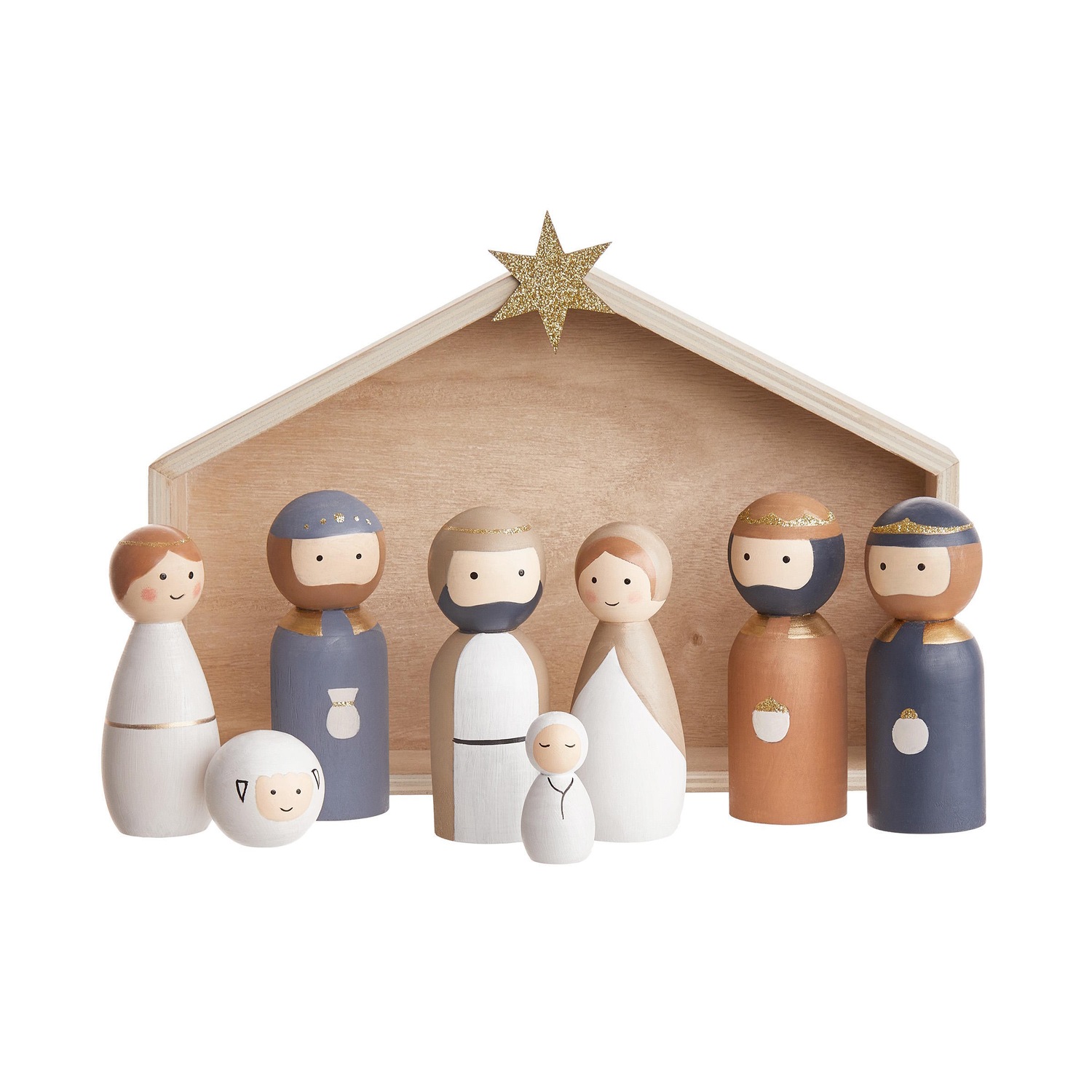 X-MAS Krippen Set 9-tlg.