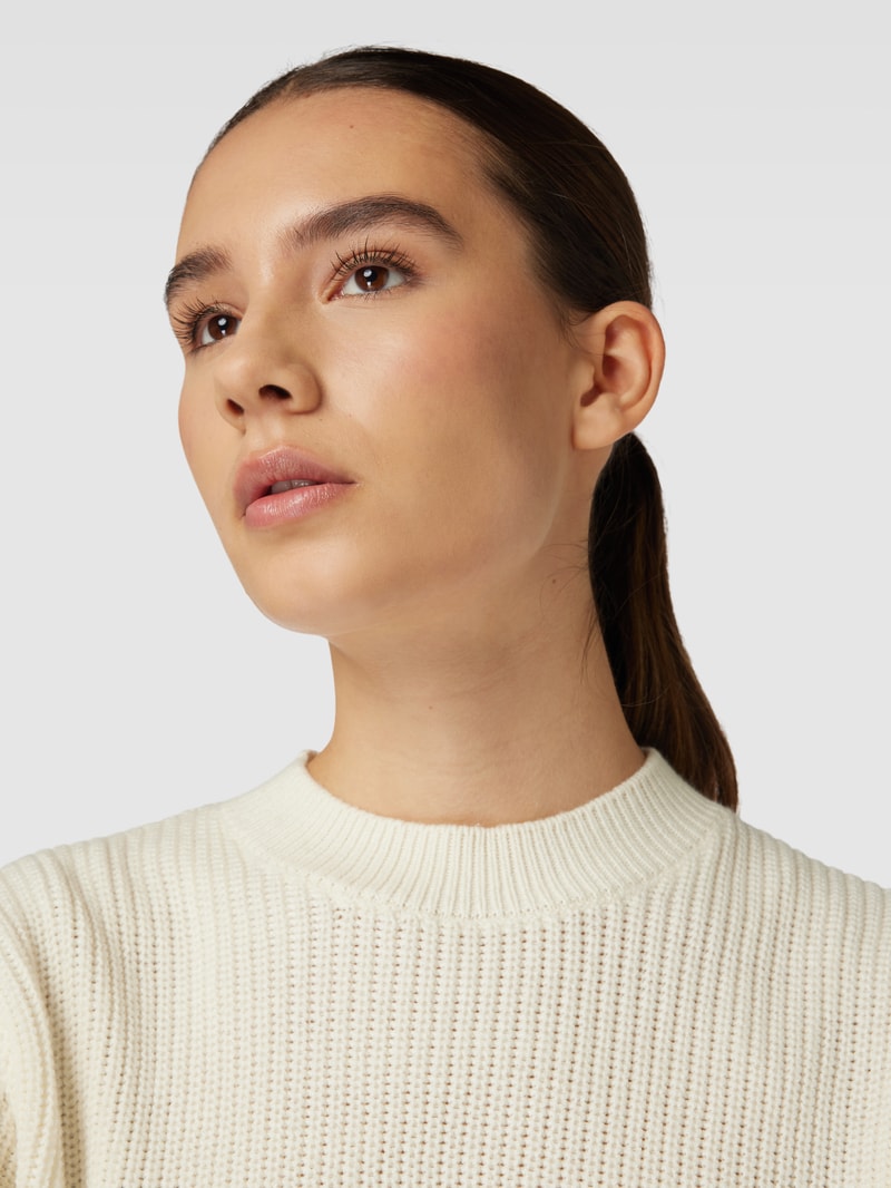 Strickpullover mit Streifenmuster Modell 'SABINA' in royalblau