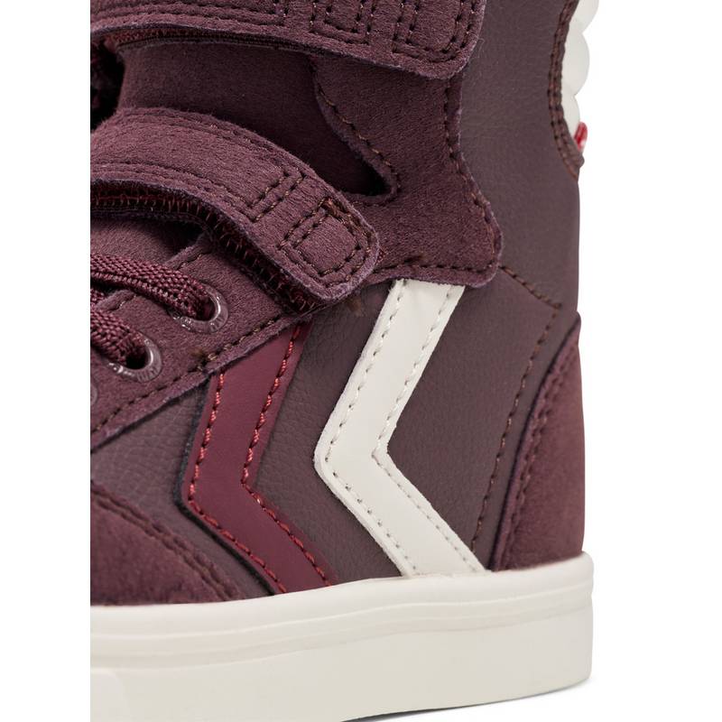 hummel SLIMMER STADIL LEATHER HIGH JR Sneaker Kinder