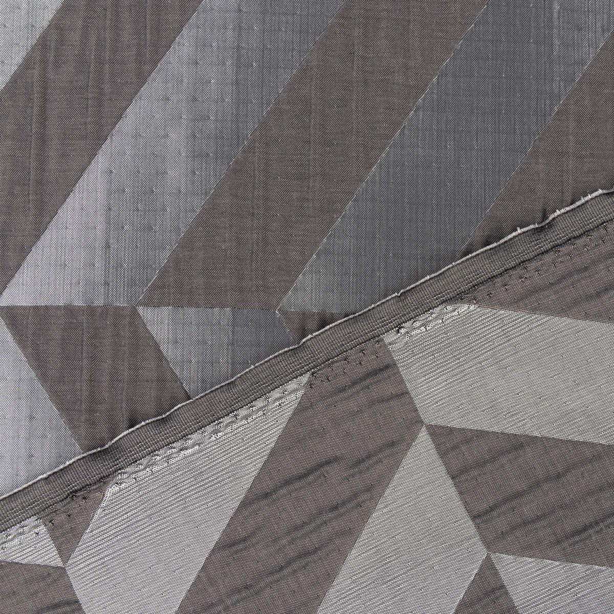 Meterware Rasch Textil Vorhangstoff Doubleface Willow Chevron anthrazit 295cm, blickdicht, überbreit, doubleface