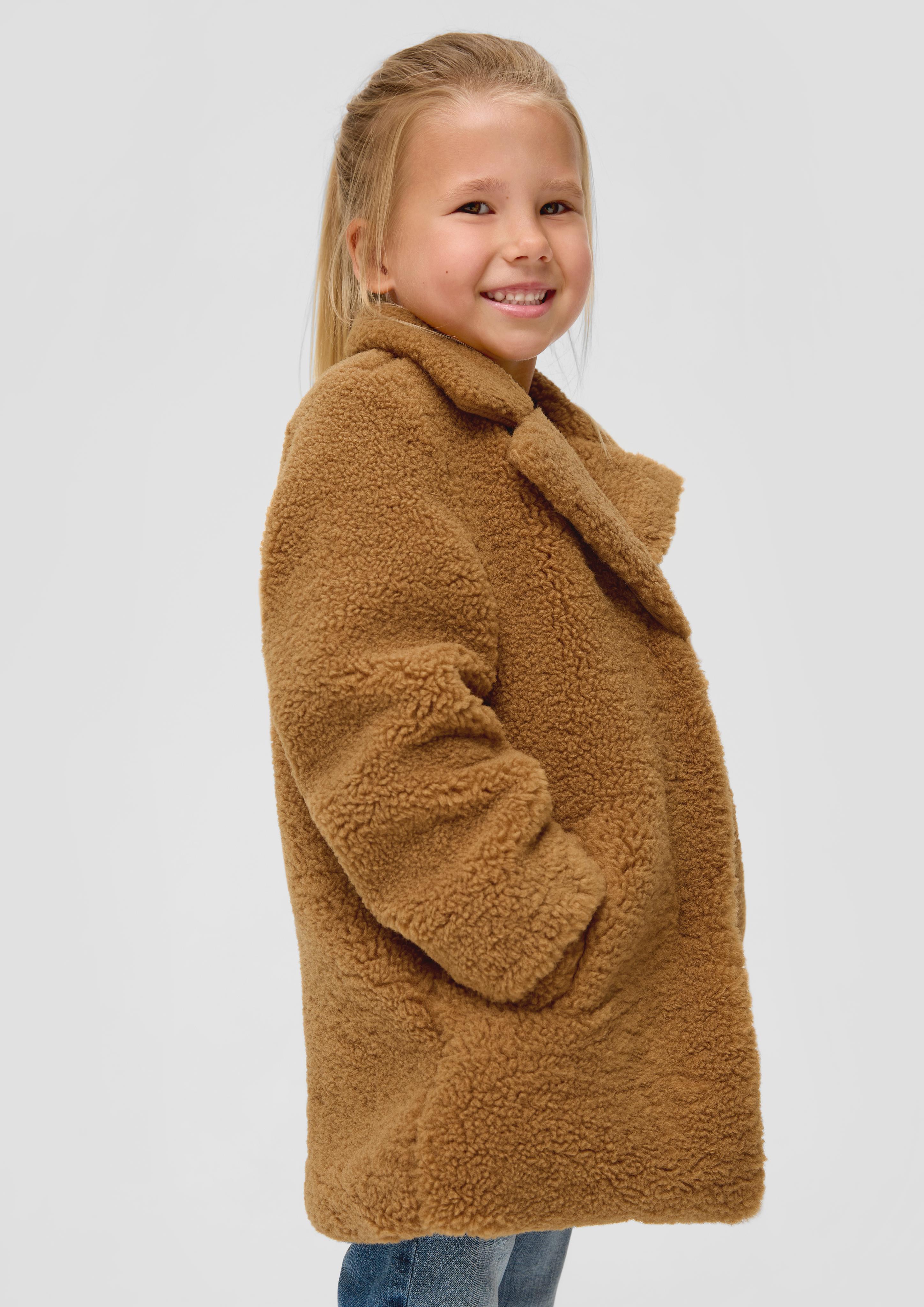 Mantel aus Teddyplüsch  2137130-8469
