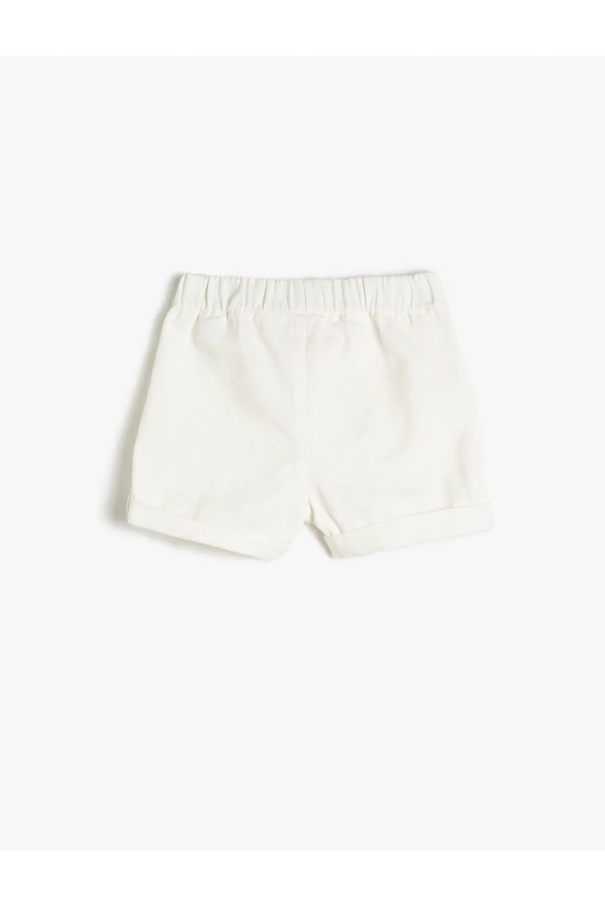Koton  Herren-Babyshorts mit Bindegürtel und Tasche 3smb40061tw