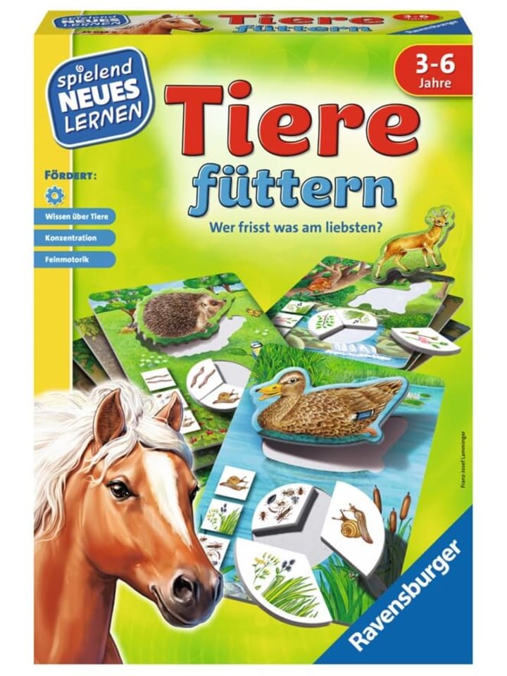 Ravensburger Brettspiel Tiere füttern, 3-6 Jahre günstig kaufen onesize