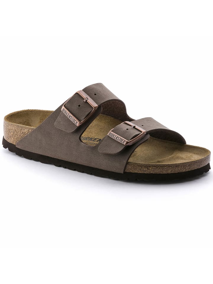 Birkenstock Sandale Arizona Birko-Flor Nubuck in Braun günstig kaufen