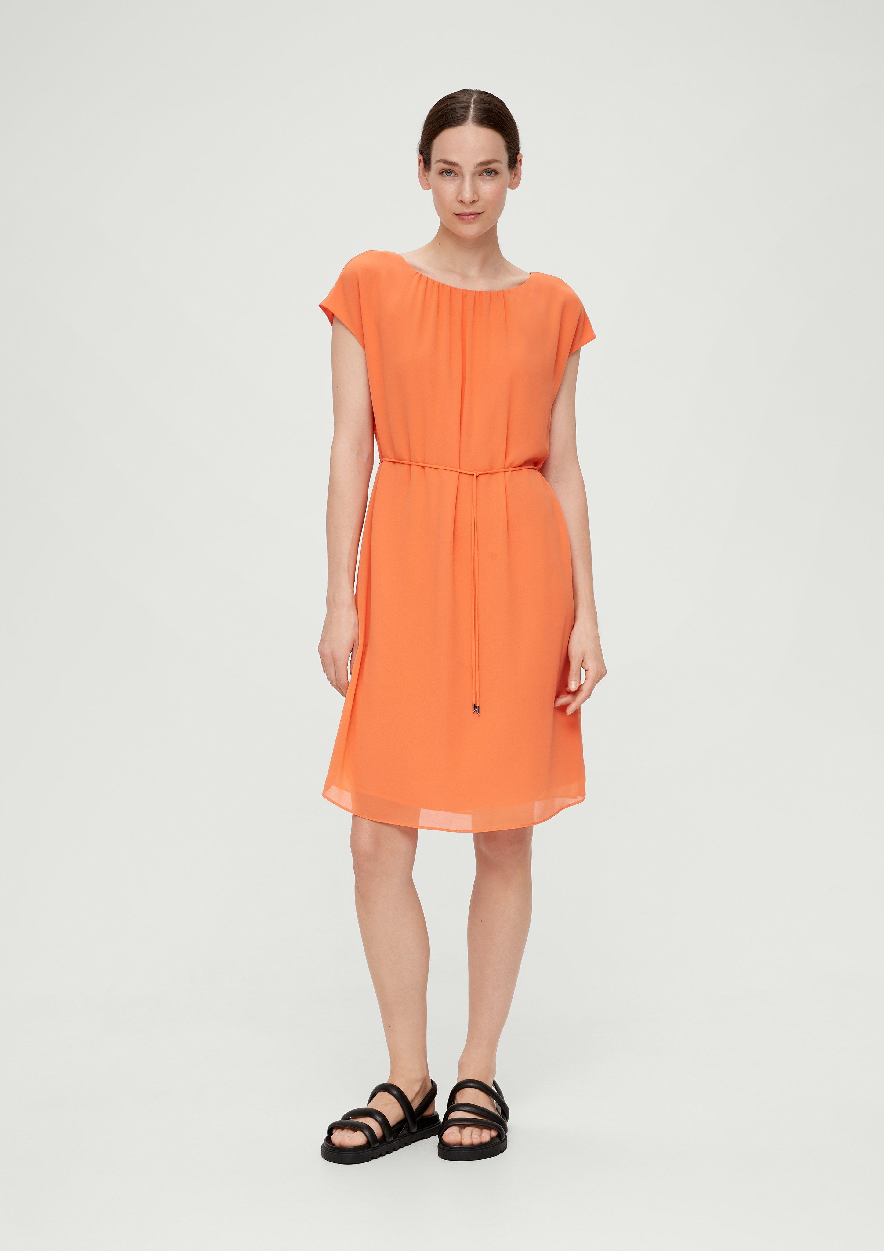 Chiffonkleid mit Raffung  2134525-2333