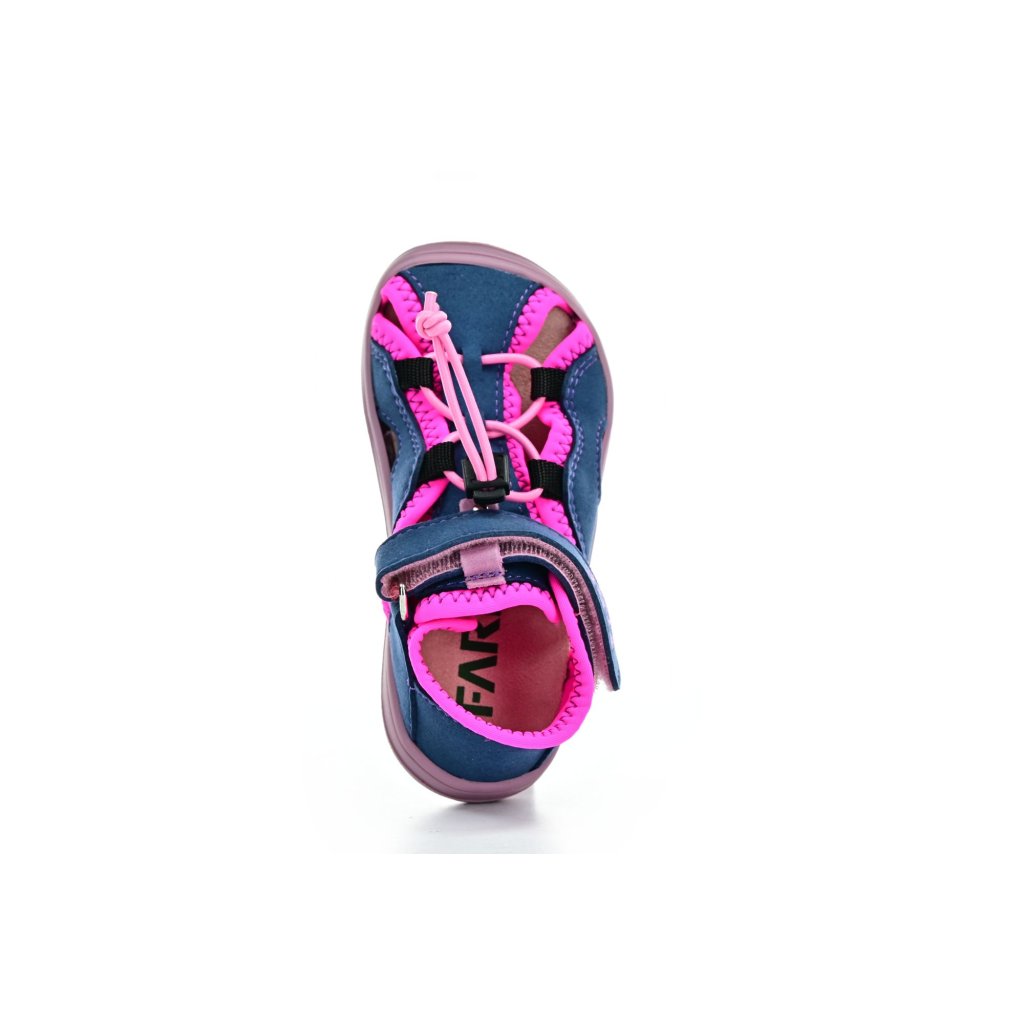 Fare WIDE 7061451 blau-rosa Barfußsandalen