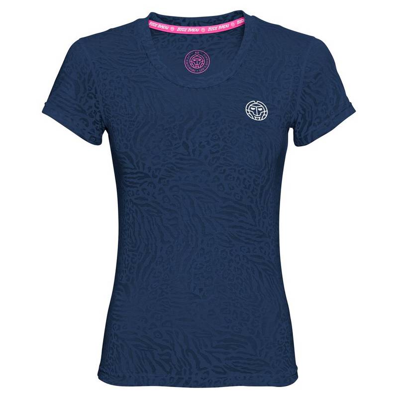 BIDI BADU Anni Burnout Tech Tee Tennisshirt Damen