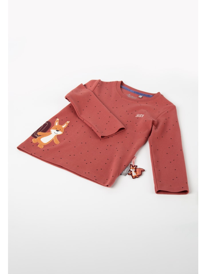 Sigikid Langarmshirt Autumn-Forest in rot günstig kaufen