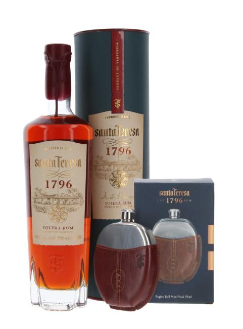 Santa Teresa 1796 Solera Rum inkl. gratis Taschenflasche 0,7 l·40 % vol