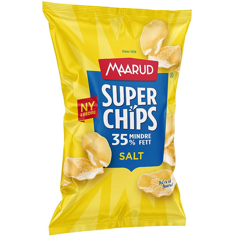 Maarud Superchips 130 g Salt Maarud