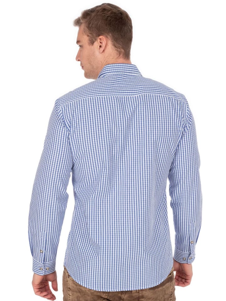 Spieth & Wensky Stehkragenhemd DETMOLD in hellblau günstig kaufen