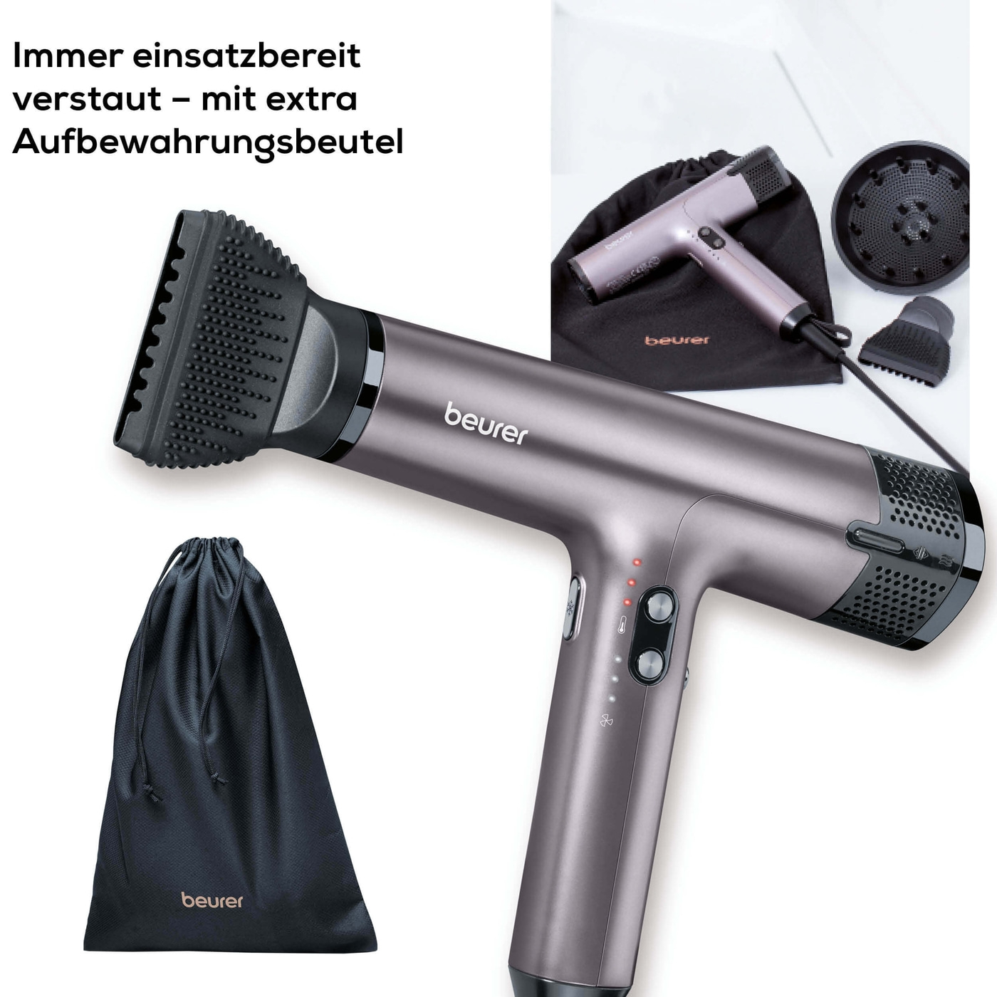 Haartrockner HC 100 Excellence-Schnelles Trocknen und präzises Stylen in kompaktem Design