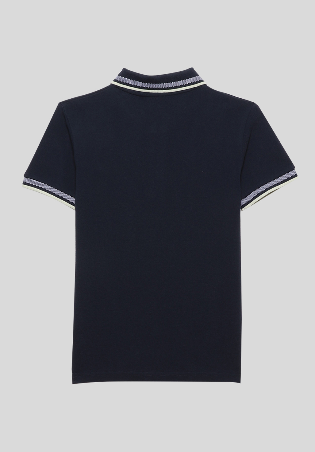 OSLO   Polo bleu garçon en 100% coton