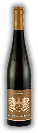 Gut Hermannsberg, Hermannsberg Niederhausen, Riesling GG Reserve, 2018, Nahe  Gut Hermannsberg, Hermannsberg Niederhausen, Riesling GG Reserve, 2018, Nahe  Tiefe Vielschichtigkeit und ein besonderes Aromenspiel. Jahrgang 2018 - 0,75	 Liter - Vol 12,5
