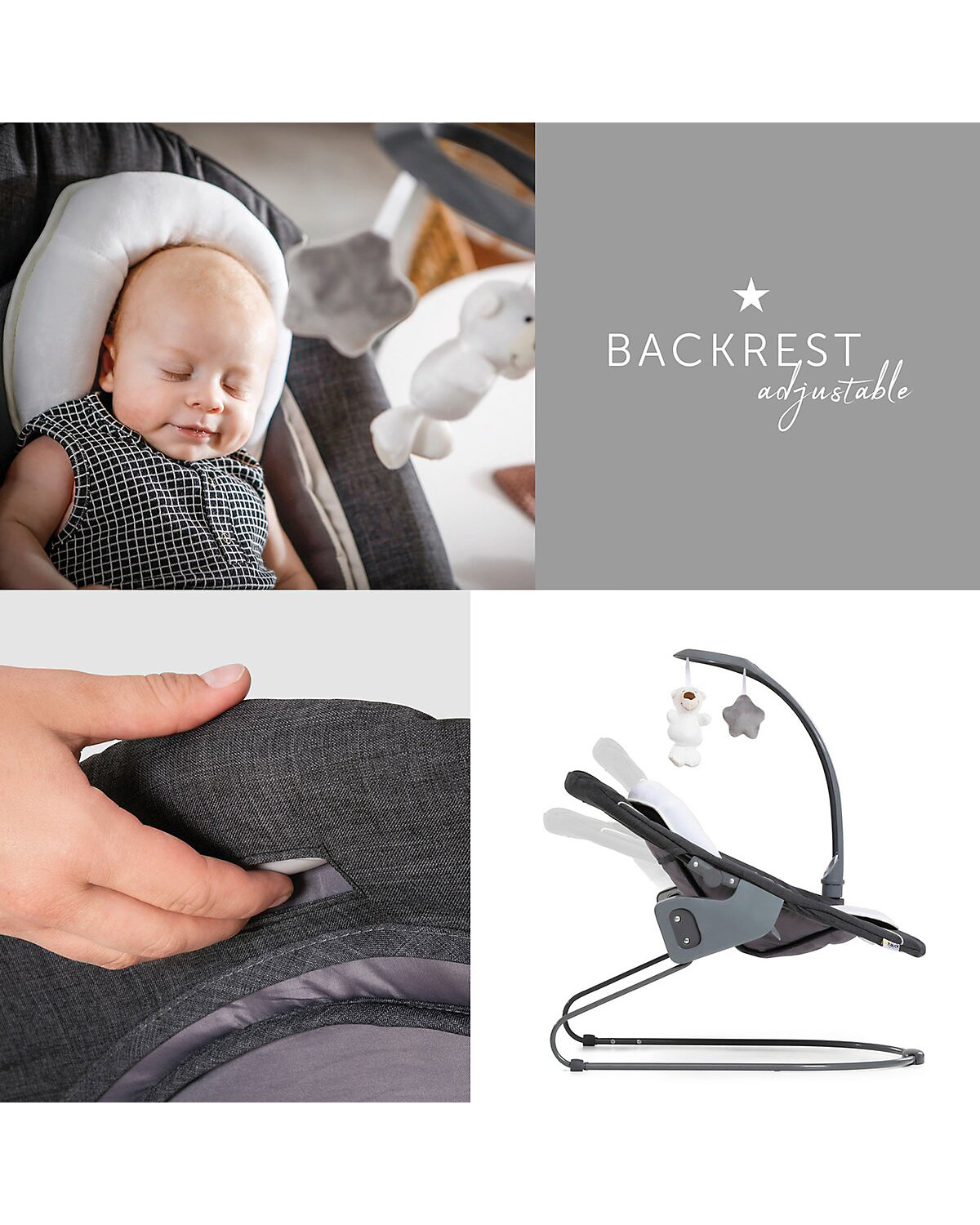 Babywippe Alpha Bouncer 2in1 Deluxe