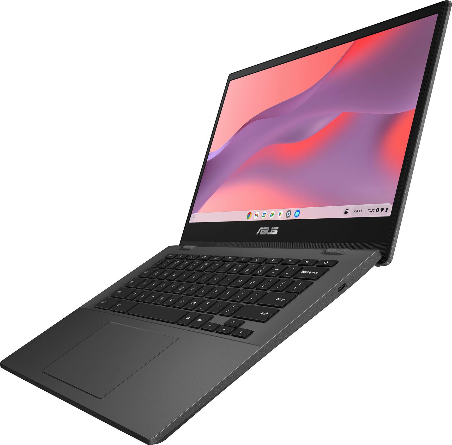 Asus CM1402CM2A-EK0135 Chromebook (35,6 cm/14 Zoll, MediaTek Kompanio 510, Mali-G52 MC2, 128 GB SSD, Full HD Panel)