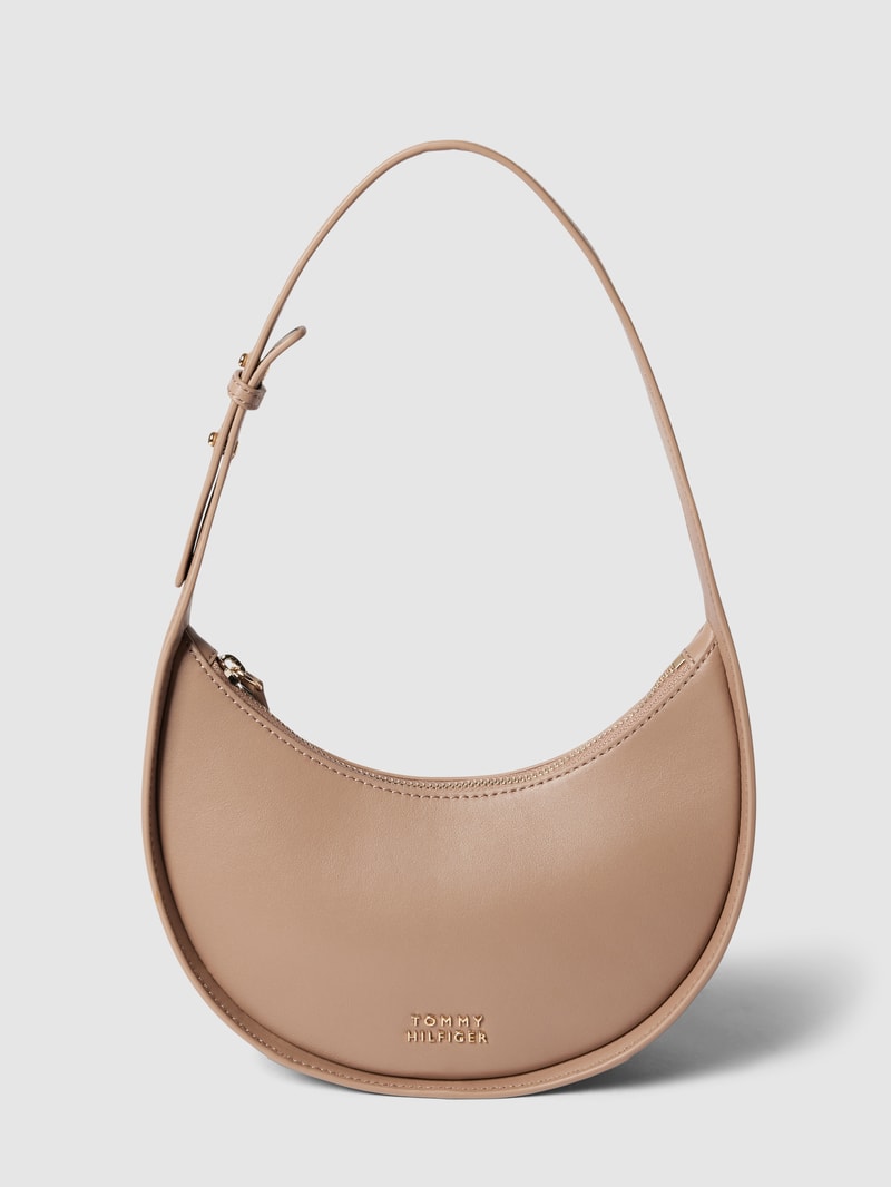 Saddle Bag aus Leder in taupe