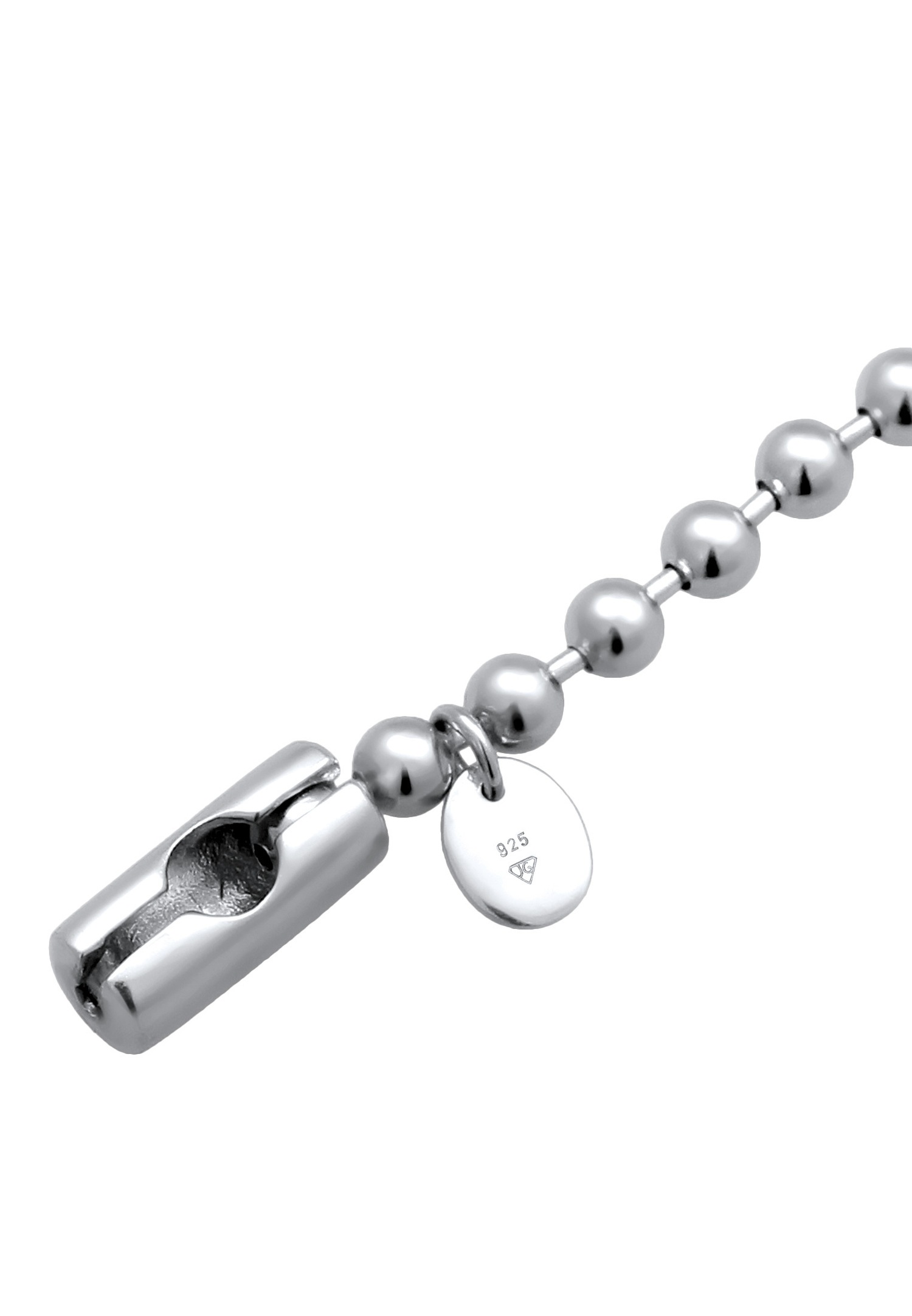 Bracciale basic da donna Elli PREMIUM con catena a sfere, in argento sterling 925