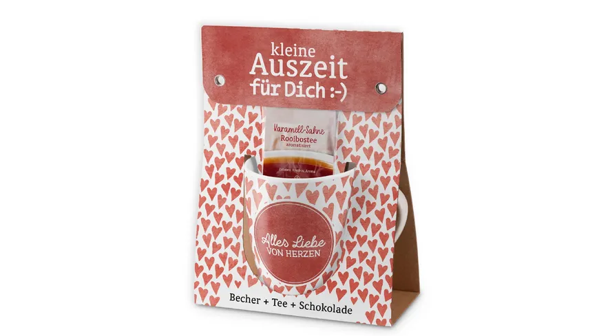 Geschenk für Dich Geschenkset kleine Auszeit Alles Liebe von Herzen