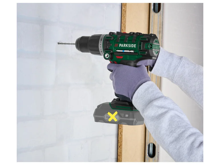 Furadeira/Parafusadeira de Impacto Sem Fio 3 em 1 PARKSIDE® PSBSA 20-Li C3, 20 V