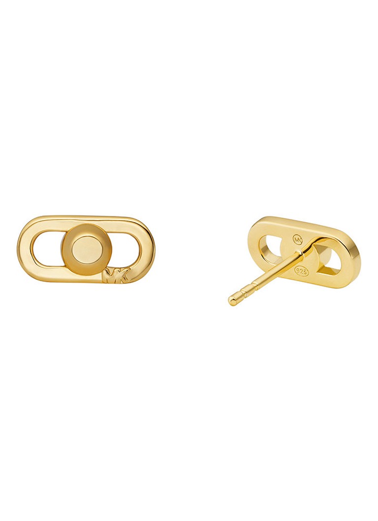 Σκουλαρίκια Michael Kors Premium επιχρυσωμένα με χρυσό MKC171200710