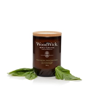 WoodWick ReNew Tomato Leaf & Basil Duftkerze-184 g
