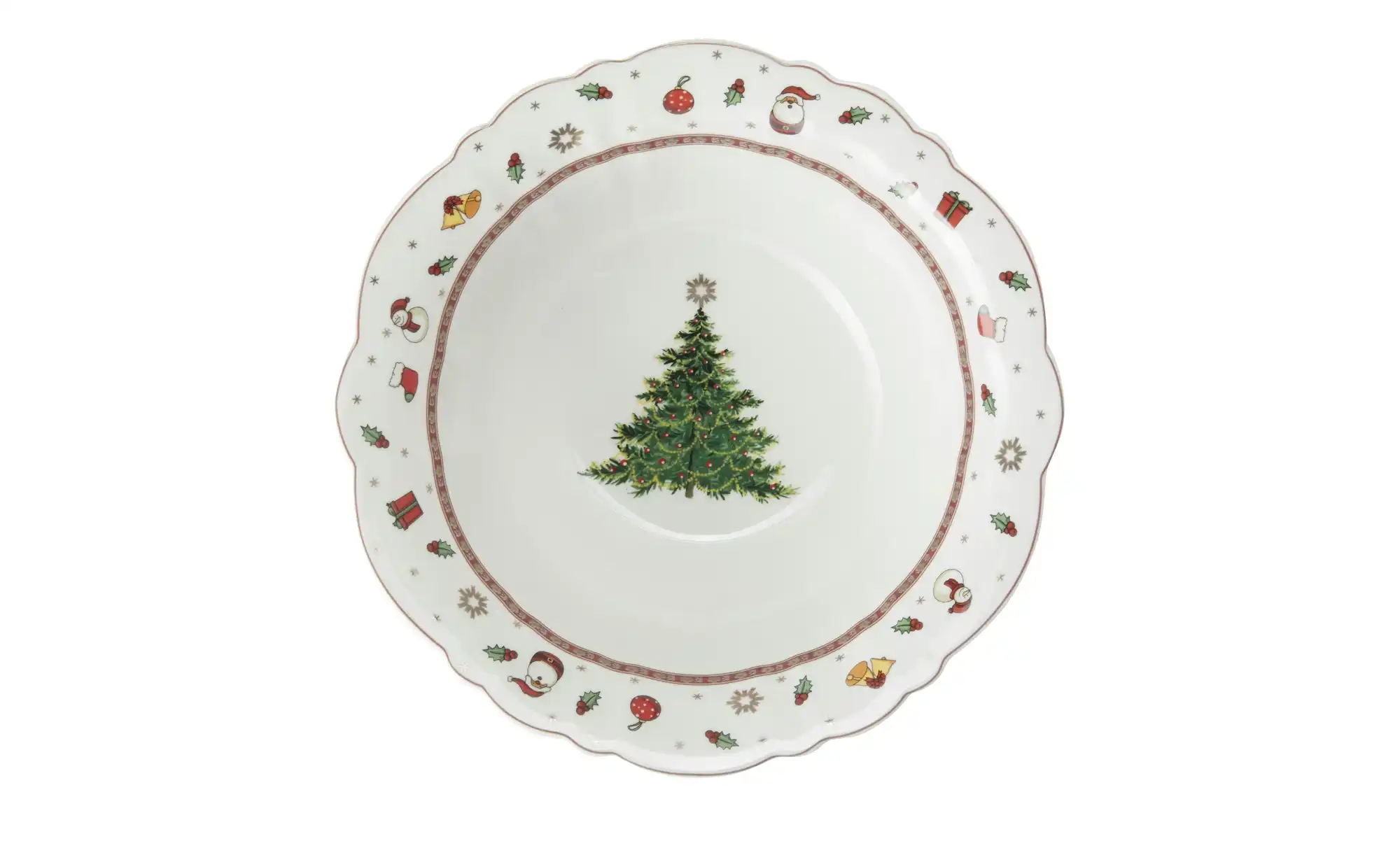 Peill Putzler Salatschüssel Weihnachtsgeschirr Santa