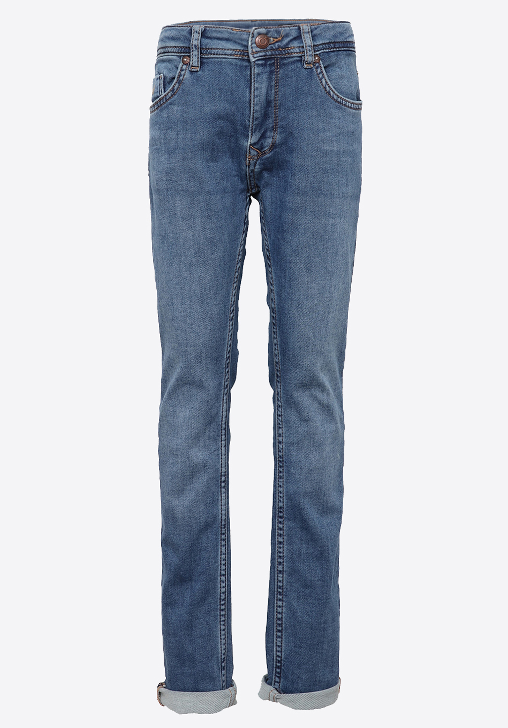 JEGO   Jean slim bleu délavé Garçon