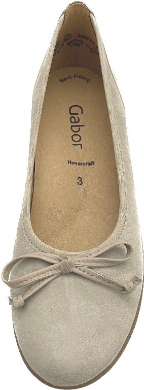 GABOR Ballerinas beige Gabor Fashion Sportlicher Ballerina 24.1