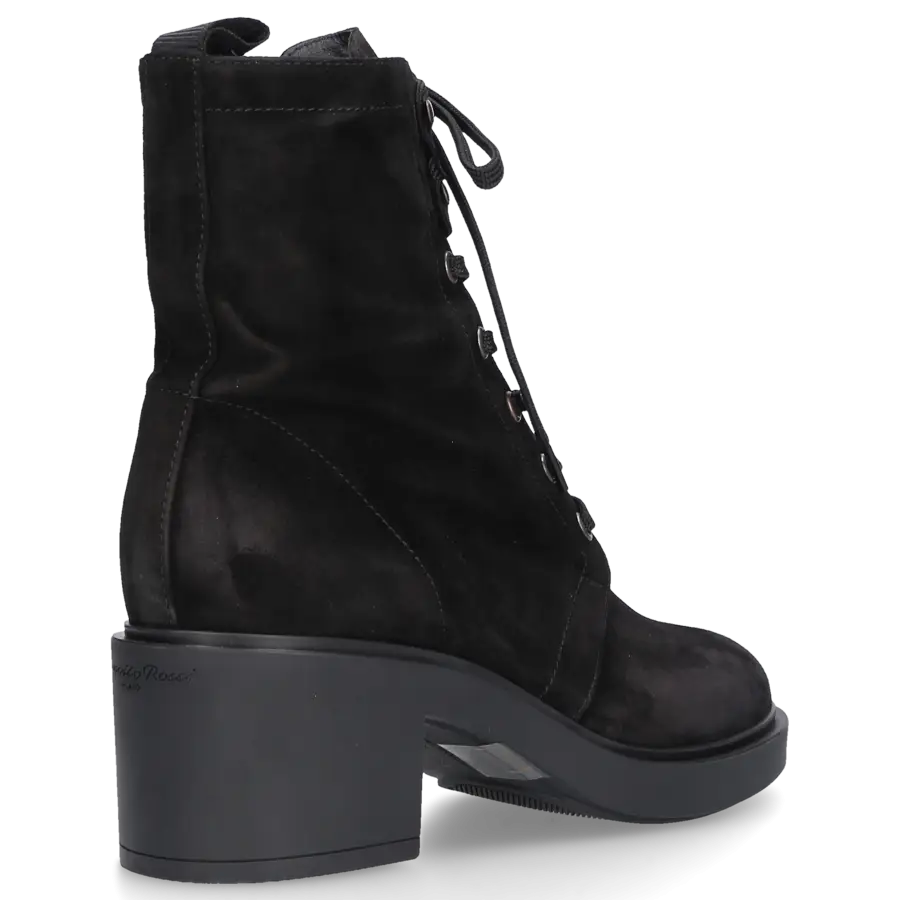 Gianvito Rossi - Stiefeletten FOSTER Veloursleder - schwarz