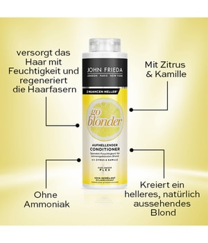 JOHN FRIEDA Go Blonder Conditioner 500 ml