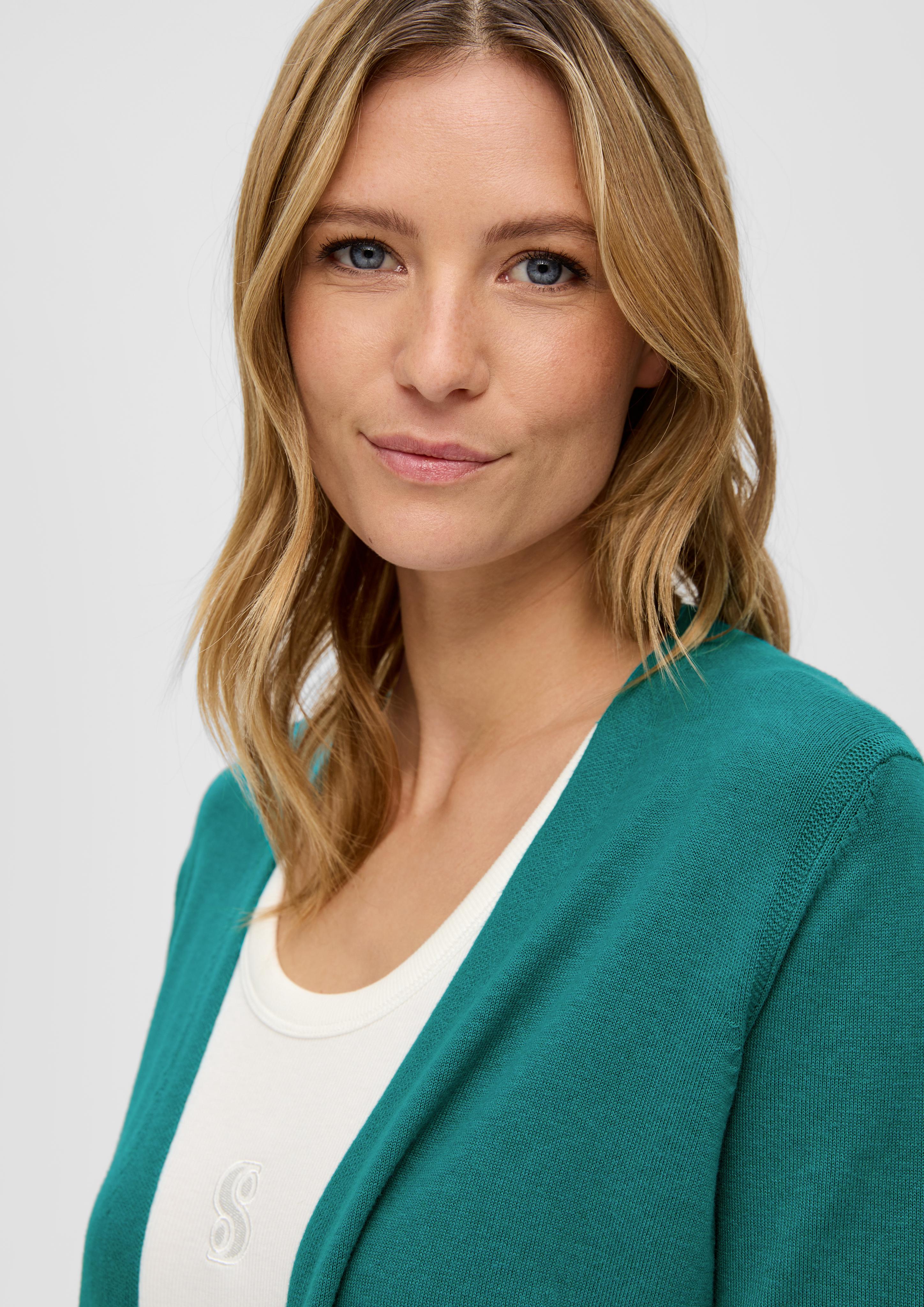 Feinstrick-Cardigan ohne Verschluss  2139892-6680