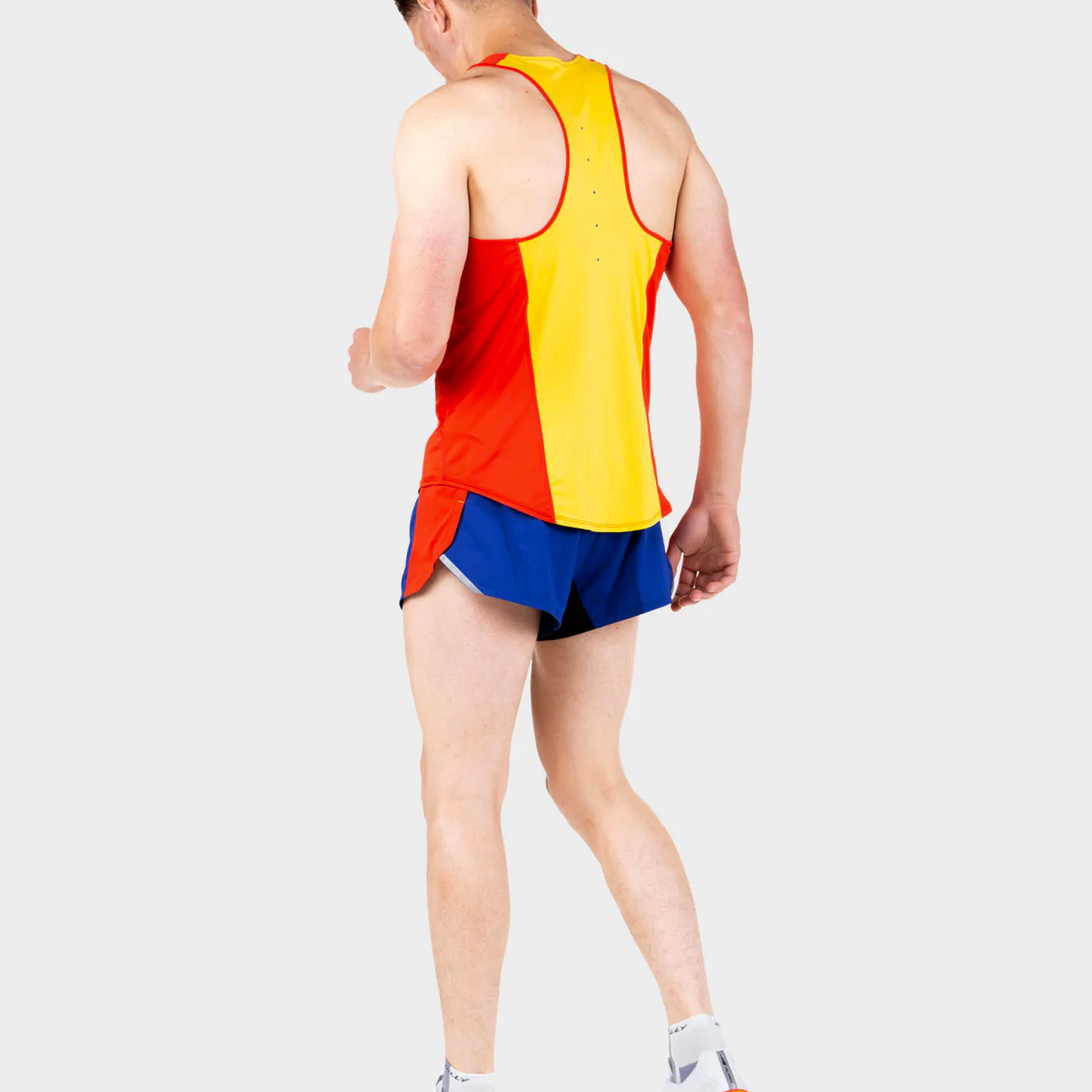 Tech Revive Racer Shorts Herren - Blau, Rot