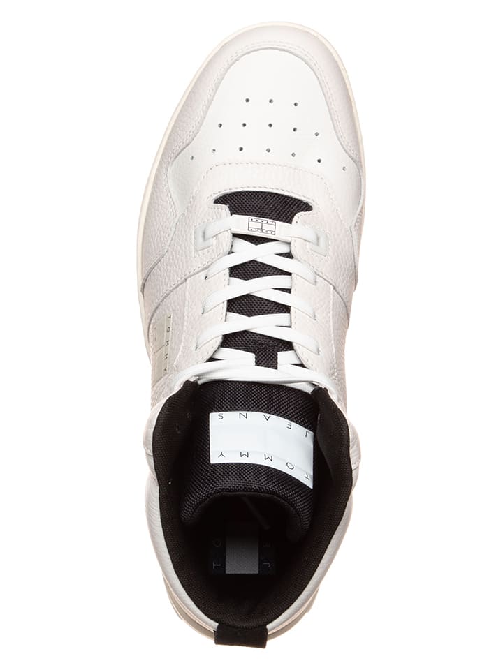 Tommy Hilfiger Shoes Leder-Sneakers in Creme günstig kaufen 44
