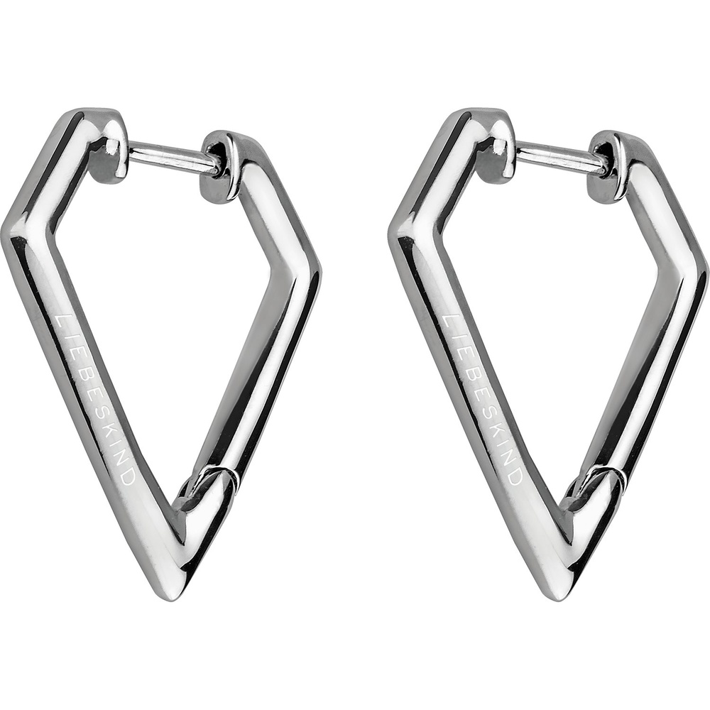 Liebeskind Boucles d'oreilles à fermoir à poussette Acier inoxydable Boucles d'oreilles