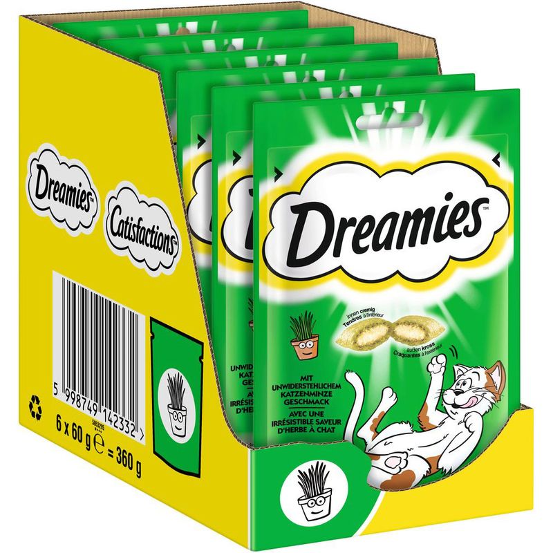 Sparpaket Dreamies Katzensnack Klassik 6 x 60 g