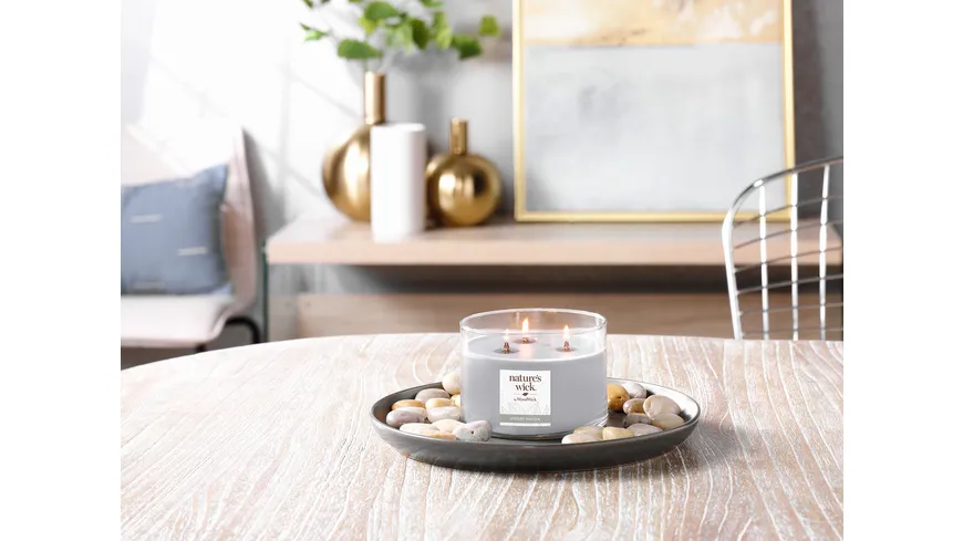 nature's wick 3-Docht Smoked Vanilla mehrfarbig