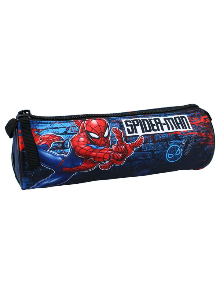 Spiderman Bleistifthalter Etui Federmappe Mehr als erstaunlich für Schule in Blau günstig kaufen 21 cm