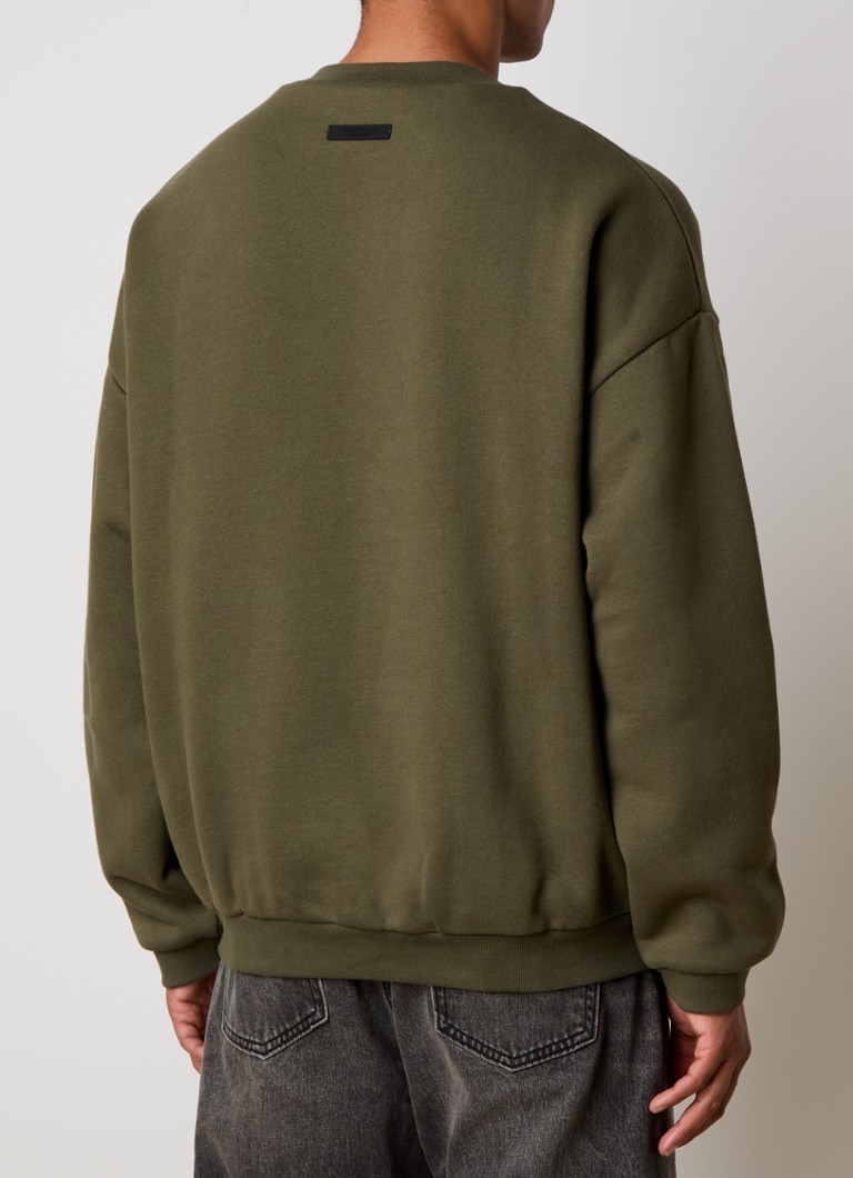 Pulover lejer cu imprimeu logo Fear of God Essentials