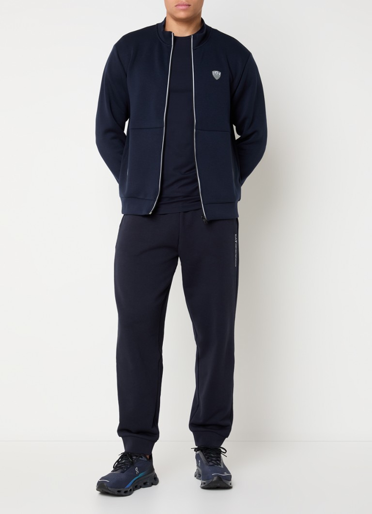 Pantaloni de trening slim fit cu buzunare laterale de la Emporio Armani