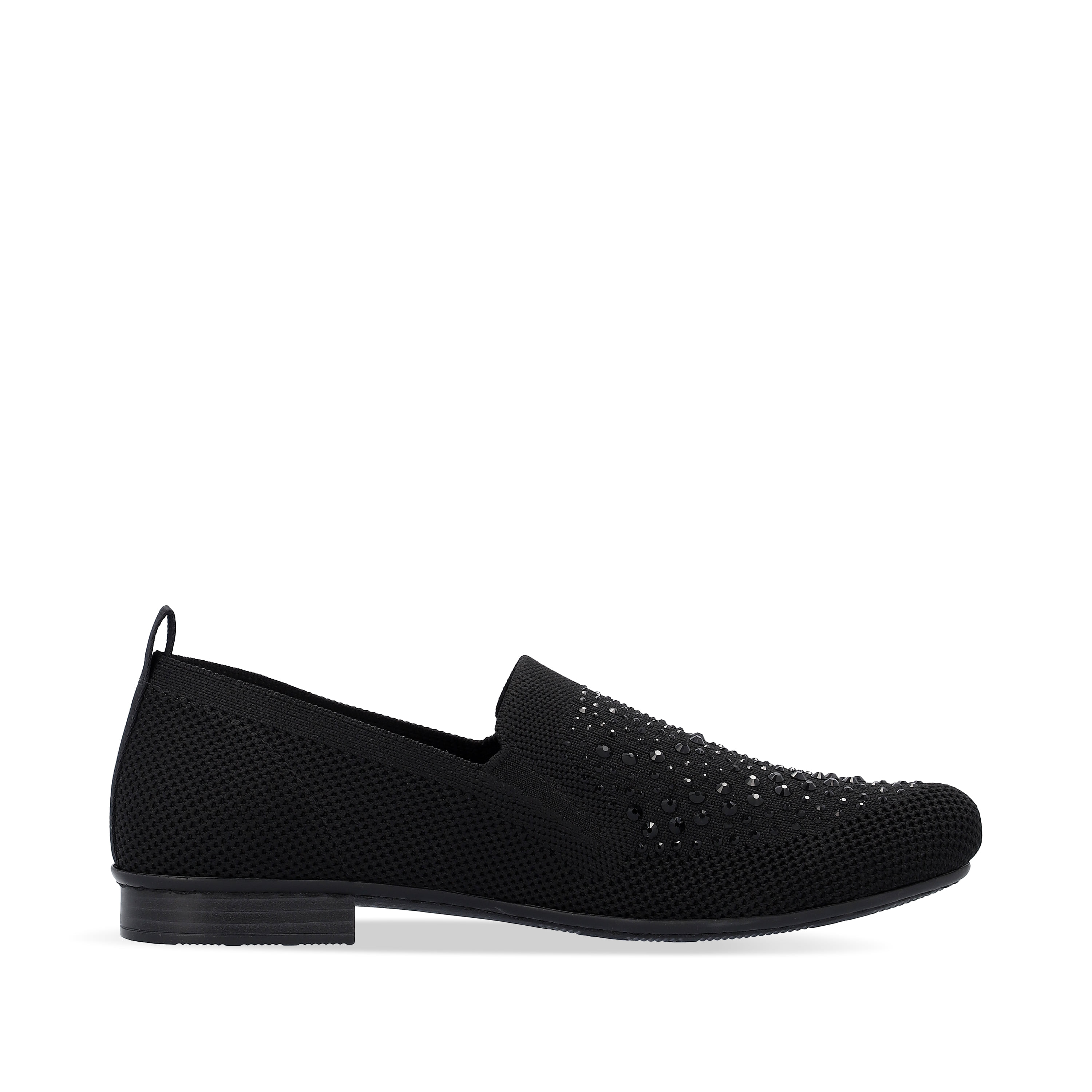 Rieker Damen Slipper tiefschwarz