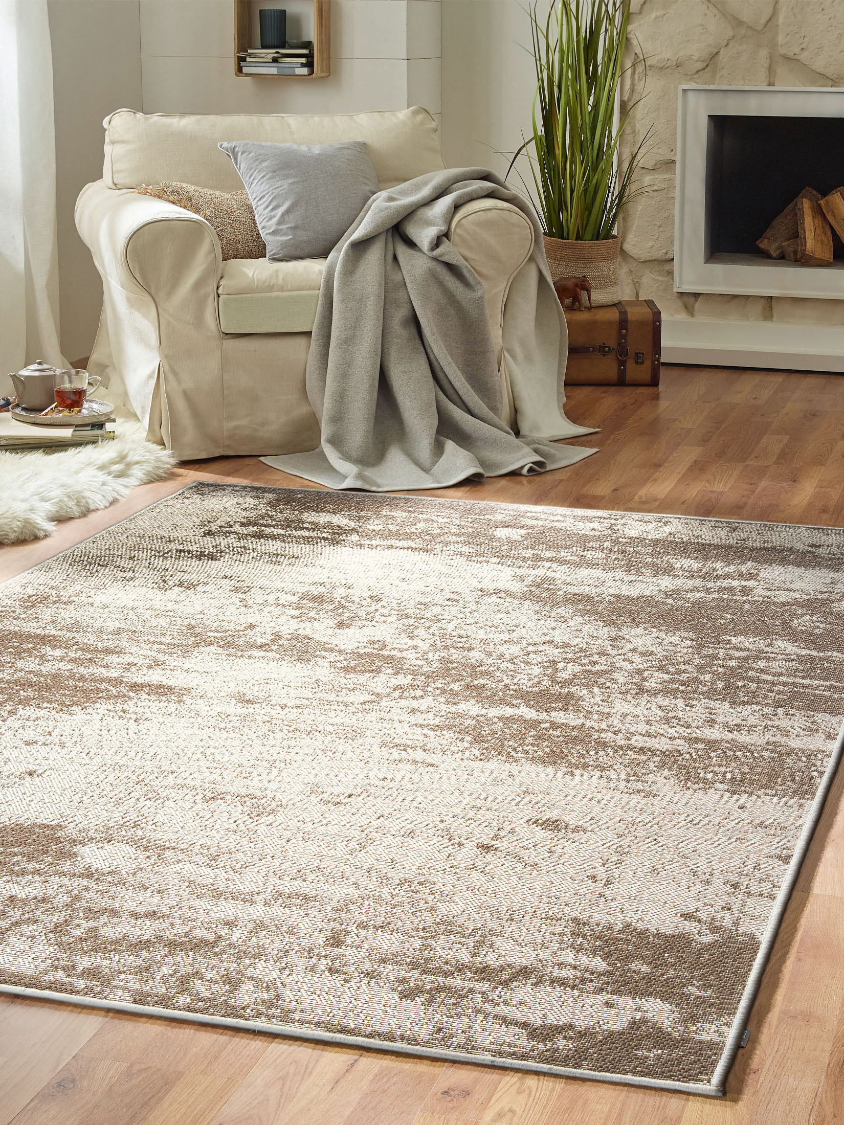 Estrela Outdoor-Teppich, Sand